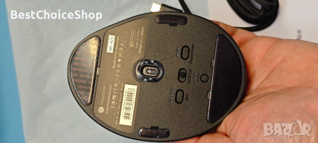 Ергономична мишка Keychron M5 Wireless 8K, снимка 8 - Клавиатури и мишки - 54384083
