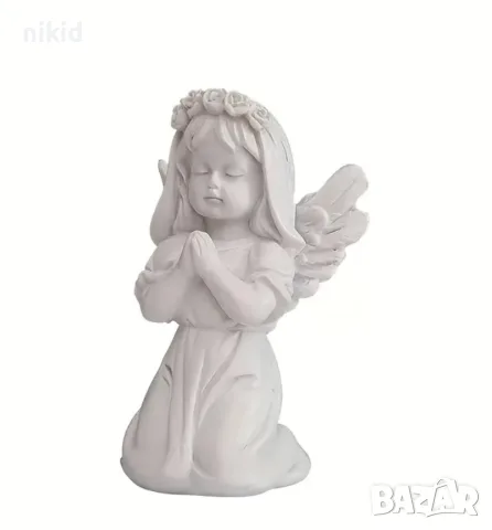3D момиче момче деца ангел фигурка за украса декор гипсова фигурка смола кръщене статуетка, снимка 5 - Други - 51151265