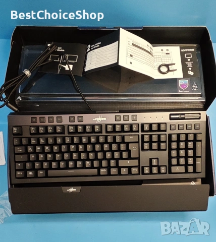 uRage Exodus 900 Механична геймърска клавиатура, red switches, RGB осветление QWERTZ layout, снимка 2 - Клавиатури и мишки - 55070384
