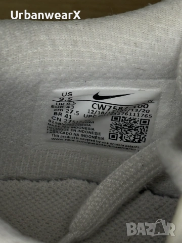 Мъжки кецове Nike Squash-Type размер 43, снимка 9 - Маратонки - 54775855