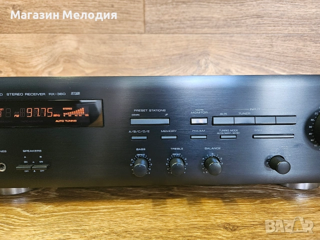 Ресивър Yamaha RX-360 Natural Sound – Отлично състояние, Произведен в Япония, снимка 4 - Ресийвъри, усилватели, смесителни пултове - 55219227