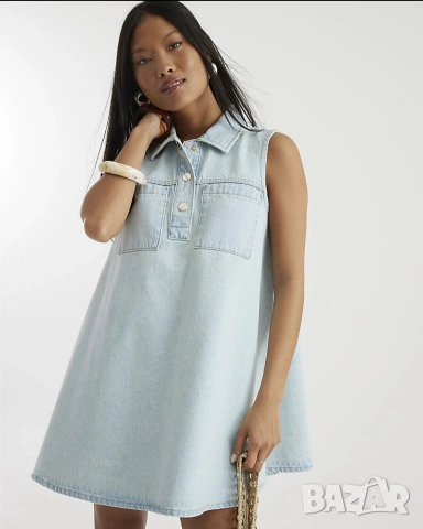 Дънкова рокля River Island S/M/L