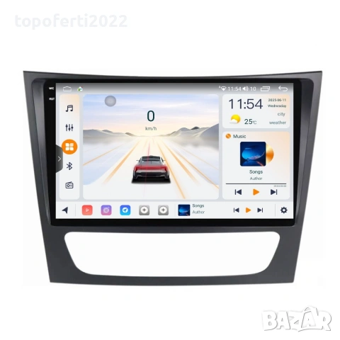 Мултимедия за Mercedes E-Class W211 / CLS W219 (2002-2009) Навигация CarPlay Android Auto, снимка 2 - Аксесоари и консумативи - 55026880