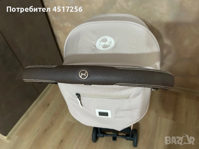 Количка Cybex Coya Cozy Beige frame rosegold stroller, снимка 5 - Детски колички - 54954869