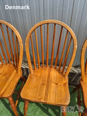 Дървени трапезни столове , снимка 2 - Столове - 54127613