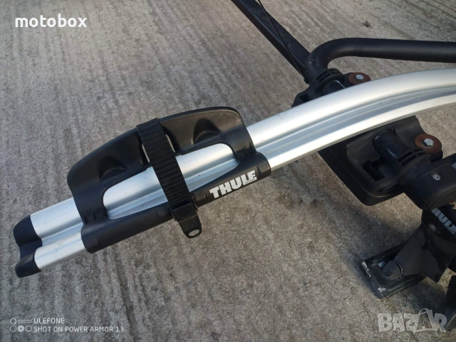 Продавам двоен багажник за велосипеди  и греди за таван Туле ., снимка 5 - Аксесоари за велосипеди - 54129270