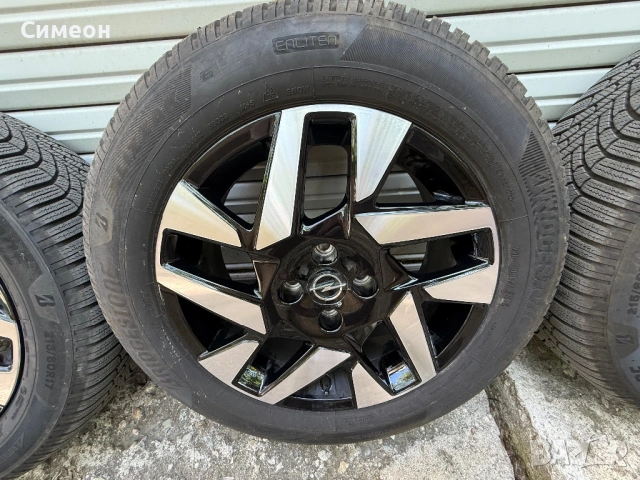 Oригинални джанти за Opel mokka - B 17 инча със зимни гуми Bridgestone blizzak 6, снимка 4 - Гуми и джанти - 54393918