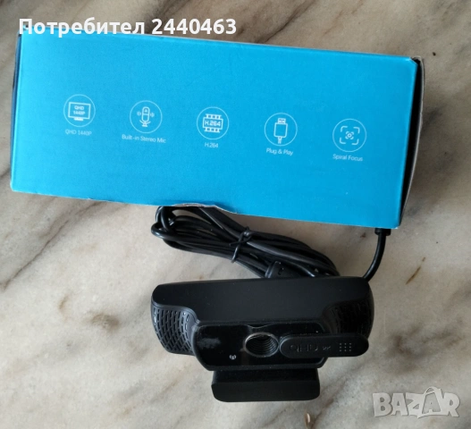 Уеб камера resolution 2к / 1440p / за комютър или лаптоп / Usb Video Camera, снимка 2 - Камери - 54567910