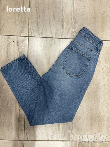 Дънки с висока талия H&M , снимка 5 - Дънки - 54545948