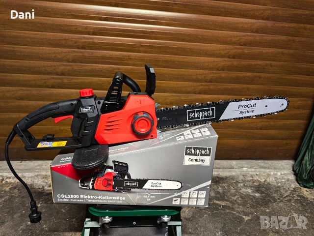 Електрически верижен трион Scheppach 