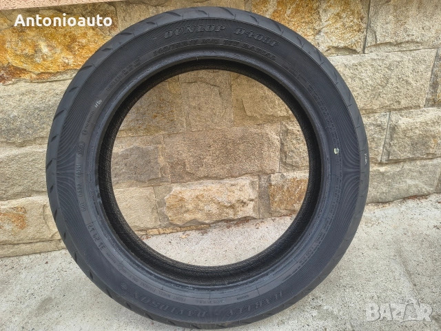 140 75 17 dunlop D408F harley davidson 67V гума чопър гуми мотоциклет, снимка 5 - Гуми и джанти - 55145221
