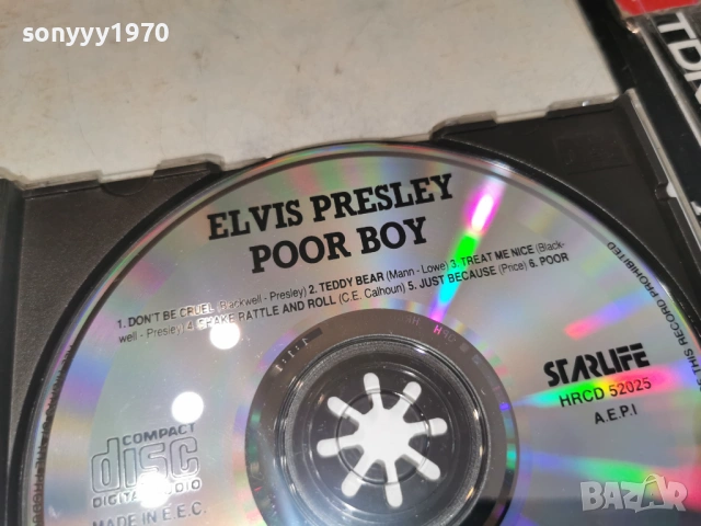 ELVIS PRESLEY CD-ВНОС GERMANY 0406261913H2E6R, снимка 11 - CD дискове - 54781996