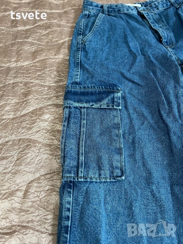 Дънки Stradivarius Straight leg , снимка 5 - Дънки - 54654224