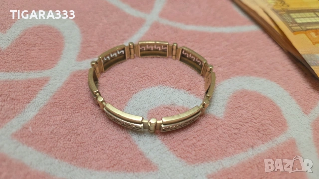 Златна гривна, снимка 3 - Гривни - 54019993