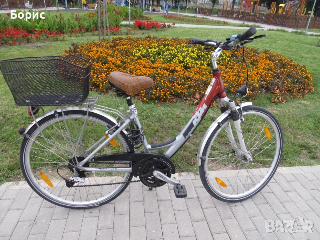Велосипед KTM 18 скорости дамско, снимка 9 - Велосипеди - 54471771