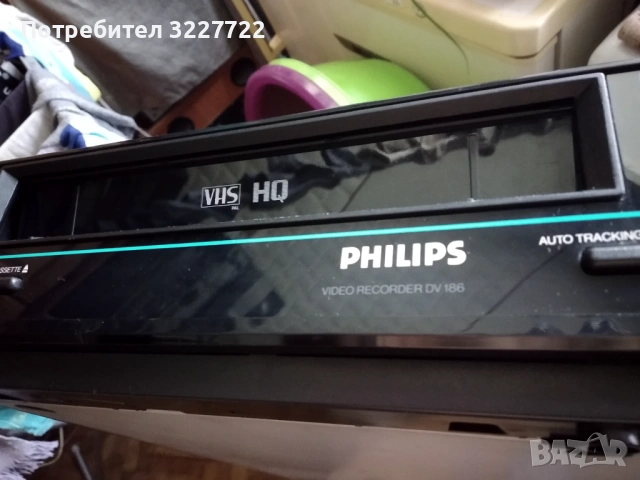 Philips dv 186 VHS  rekorder за ремонт/части