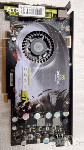 2 РЕДКИ ретро видеокарта: XFX 8800GT Alpha Dog + ASUS HD3850 CoH + бонус, снимка 3 - Видеокарти - 54774667