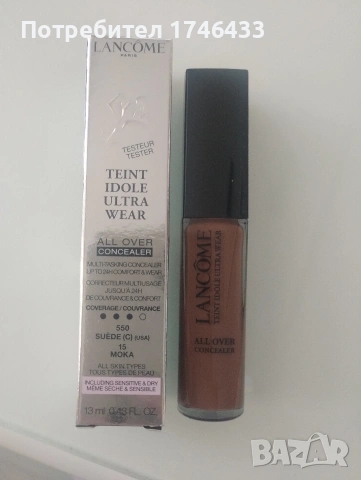 Teint Idole Ultra Wear All over concealer Lancome-фон дьо тен/коректор 