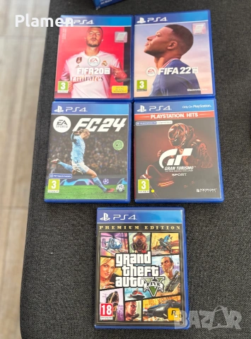 PS4 Slim 1TB + 3 джойстика + 5 игри, снимка 3 - PlayStation конзоли - 55145142