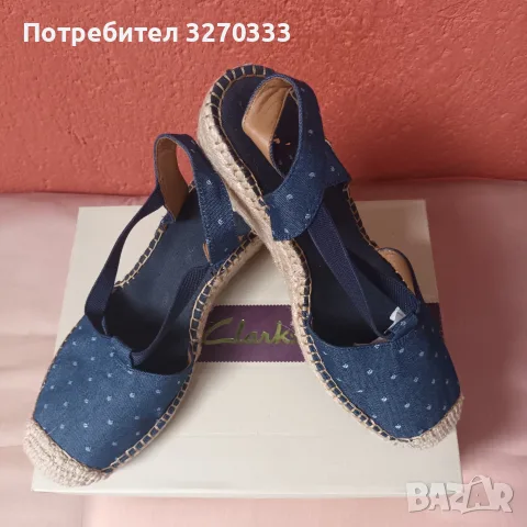 Дамски еспадрили Clark , снимка 6 - Сандали - 55381968