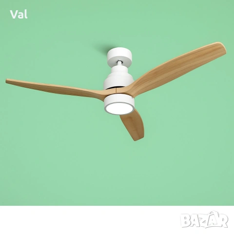 Таванен вентилатор с LED светлина -50% отстъпка - Brizy Bright Ceiling Fan, снимка 10 - Вентилатори - 54544475