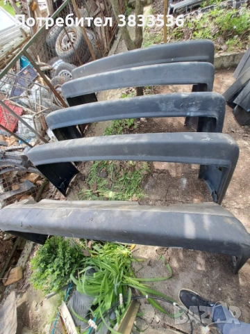 задни широки брони за VW Jetta mk2 без мет.греда , снимка 3 - Части - 54274207