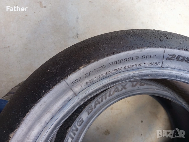 Мото гуми слик Bridgestone 200/660R17, снимка 7 - Аксесоари и консумативи - 54593669