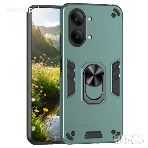 Калъф за Xiaomi Poco X8 Pro Max 5G / Redmi Turbo 5 Max 5G с Пръстен - PC+TPU, 0.5mm защита, 4 цвята, снимка 3 - Калъфи, кейсове - 54344203