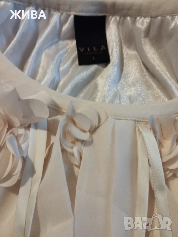 ДАМСКА рокля в цмят "слорова кост", снимка 6 - Рокли - 53949620