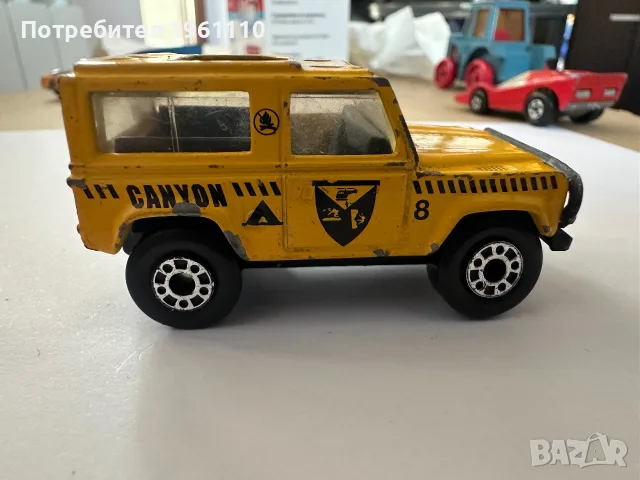 MATCHBOX VTG 1987 LAND ROVER NINETY MOUNTAIN., снимка 4 - Колекции - 55425122