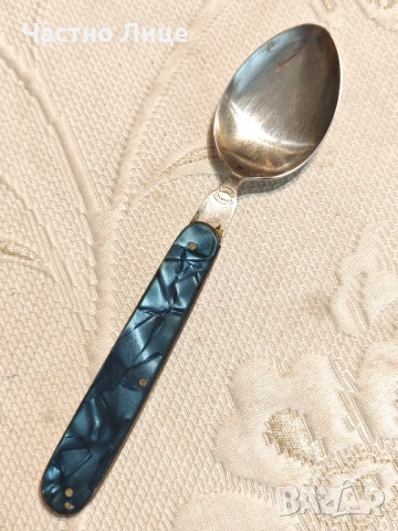 Българска Сгъваема Соц Лъжица Петко Денев Габрово от 1970те г.  Отлично състояние.