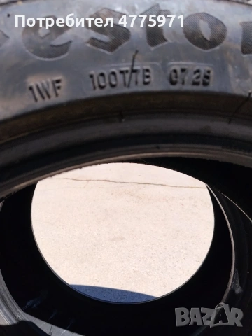 ПРОДАВАМ 2бр. ЛЕТНИ ГУМИ 235/50/18 FIRESTONE С DOT: 07/25г., снимка 5 - Гуми и джанти - 54711319