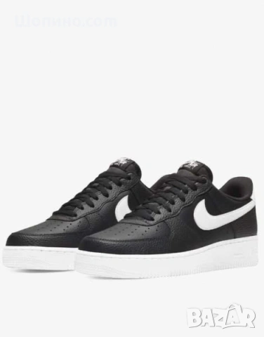 NIKE Air Force 1 Shoes Black/White  Мъжки маратонки Nike 