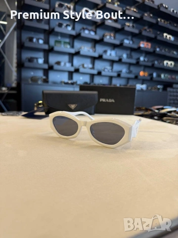 Очила + висок клас калъф + на марката кутия + сертификат + кърпичка prada, снимка 3 - Слънчеви и диоптрични очила - 54159495