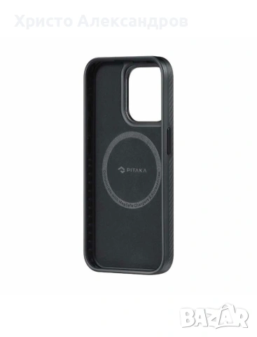 Pitaka MagEZ PRO 4 1500D Aramid Fiber Case for iPhone 15 Pro Max (black-grey) #13, снимка 2 - Калъфи, кейсове - 54538771