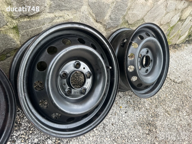 4бр. железни джанти 15" 5х114.3 - Hyundai i30, Kia Ceed с датчици