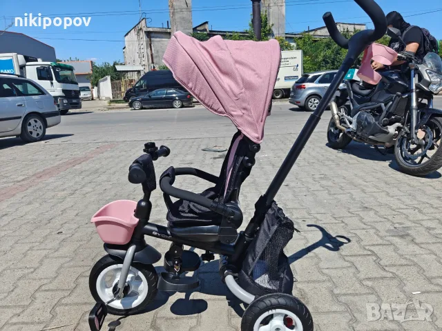 BYOX Детска триколка Flexy LUX розов, снимка 7 - Детски велосипеди, триколки и коли - 55440169