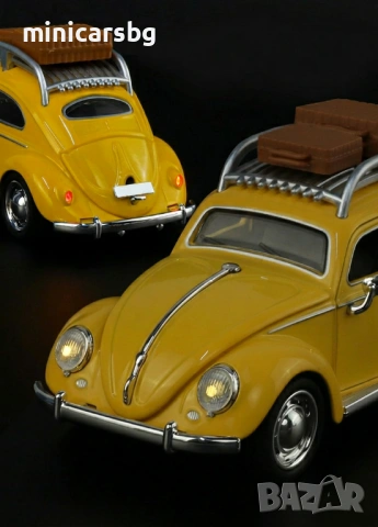 Метални колички: Volkswagen Beetle Type 1 (1970), снимка 4 - Колекции - 54248746