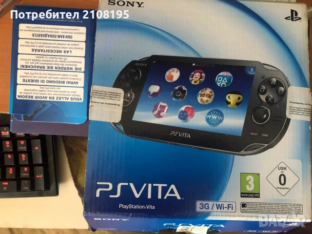 Хакната PlayStation Vita OLED (Модел PCH-1104) Wi-fi + 3G + 128GB Карта с Игри - чудеснo състояние, снимка 3 - PlayStation конзоли - 55248758