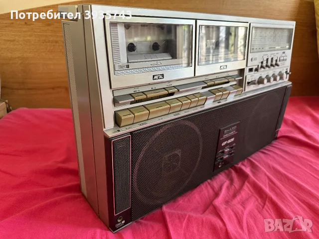 SHARP GF 525Z boombox , снимка 4 - Радиокасетофони, транзистори - 55300429