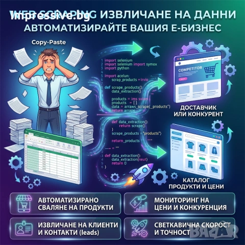 Извличане на Данни (Web Scraping) | Сваляне на Продукти и Цени