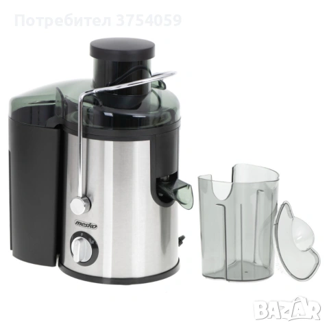 Компактна сокоизстисквачка Mesko MS 4126 в черен цвят - Здравословен сок за секунди – 600W мощност , снимка 10 - Сокоизстисквачки и цитрус преси - 55155348