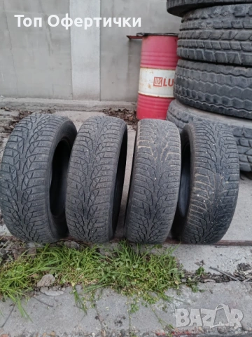 Комплект зимни гуми Nokian 195/65/15, снимка 2 - Гуми и джанти - 54490319