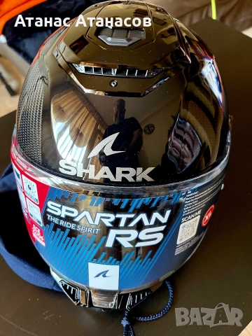 Продавам нов Shark spartan RS carbon шлем, снимка 3 - Аксесоари и консумативи - 55099609