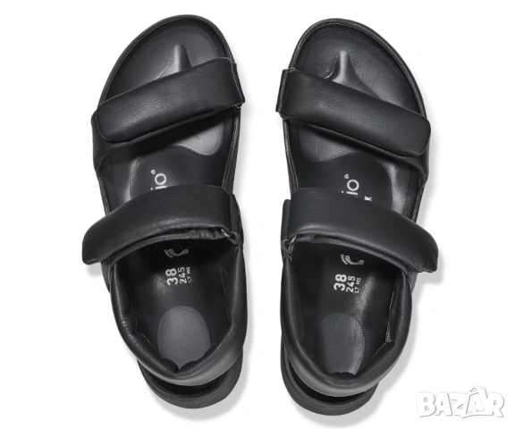 чехли /Сандалите Papillio Theda Black Natural Leather от Birkenstock номер 42, снимка 9 - Чехли - 54919988