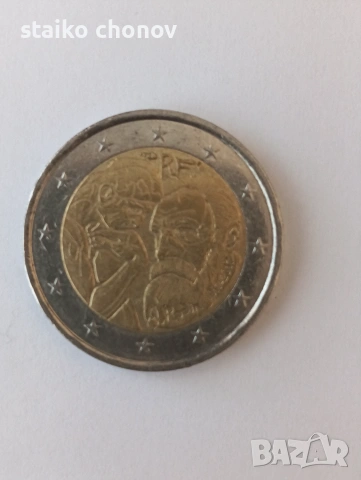 Монета 2 евро Франция
