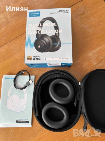 Безжични слушалки с шумопотискане "Soundcore Life Q30", снимка 6 - Слушалки и портативни колонки - 54420446