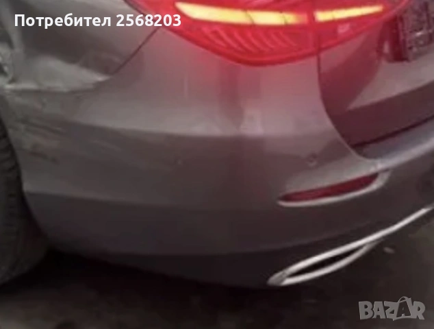 Mercedes c class w206 Мерцедес ц класа задна броня/ ляв праг / предна решетка, снимка 3 - Части - 54456277