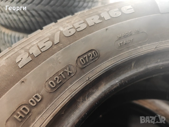 2бр.летни гуми 215/65/16C Michelin, снимка 3 - Гуми и джанти - 55242402