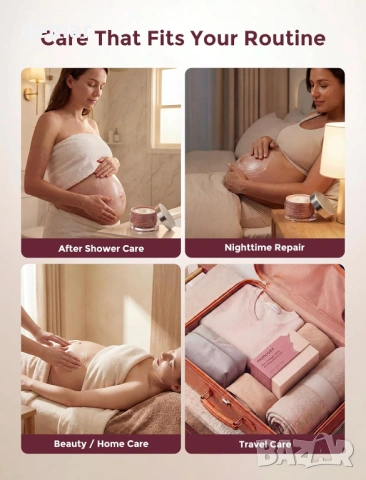 Крем против стрии Momcozy за бременност, стягащ хидратиращ крем с про-колаген, 30 грама, снимка 9 - Козметика за тяло - 54027770